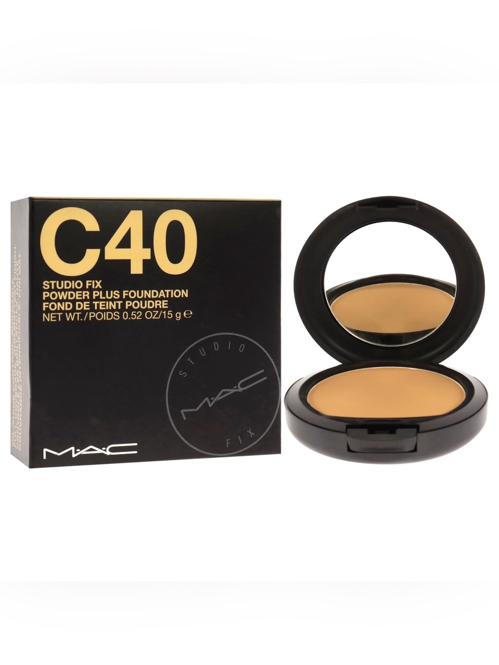 MAC Cosmetics Studio Fix Powder Plus Foundation -C40- [ORIGINAL FORMULA] NEW